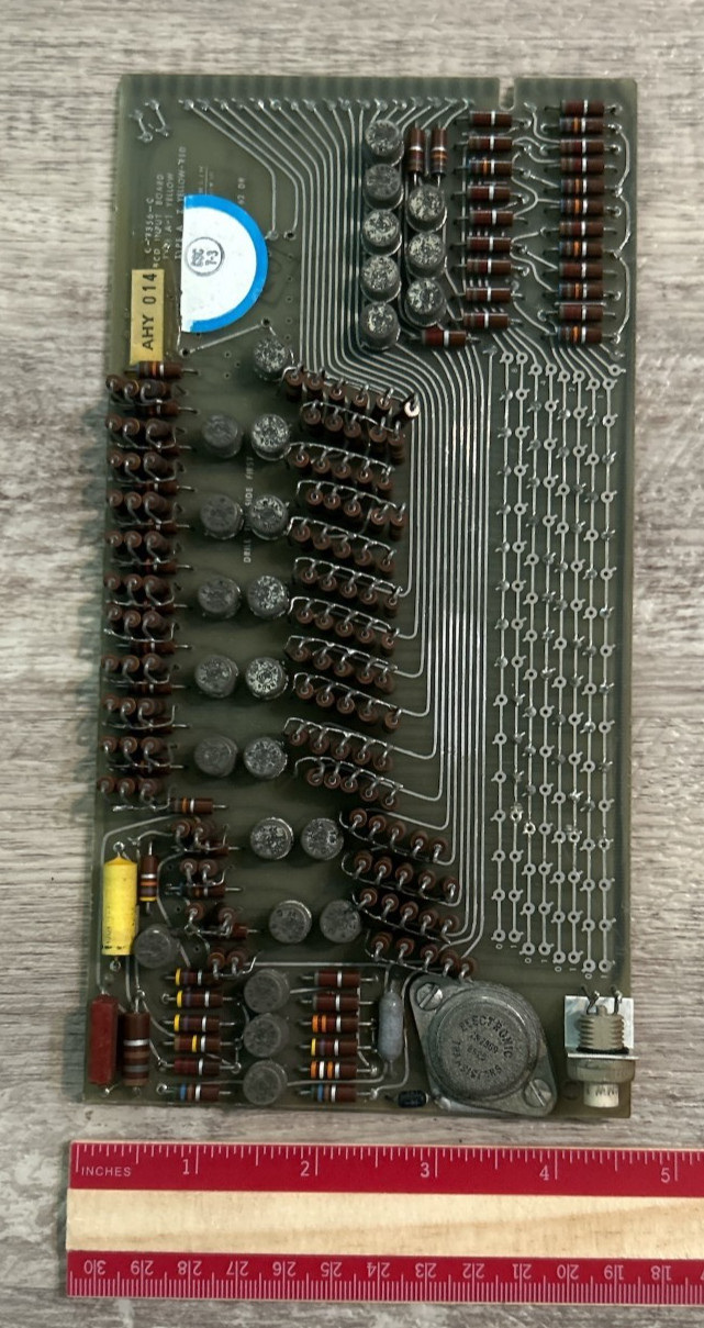 1960S-80S NASA SPACE PROGRAM UNIDENTIFIED CIRCUIT/INPUT BOARD CHARLES BELL D