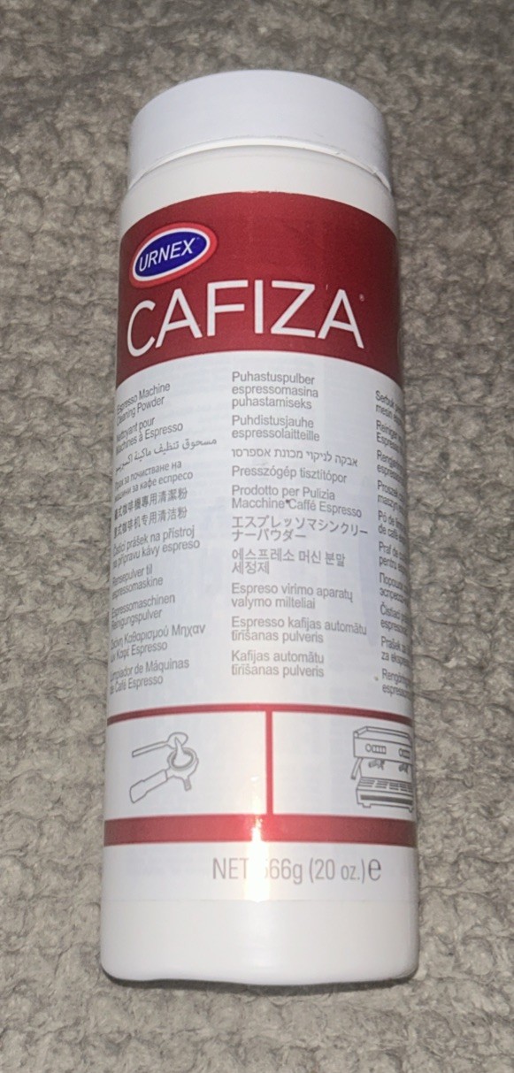 Urnex ~ Cafiza ~ Espresso Machine Cleaning Powder ~ 566g/20oz ~ Sealed ~ Mfg9/24