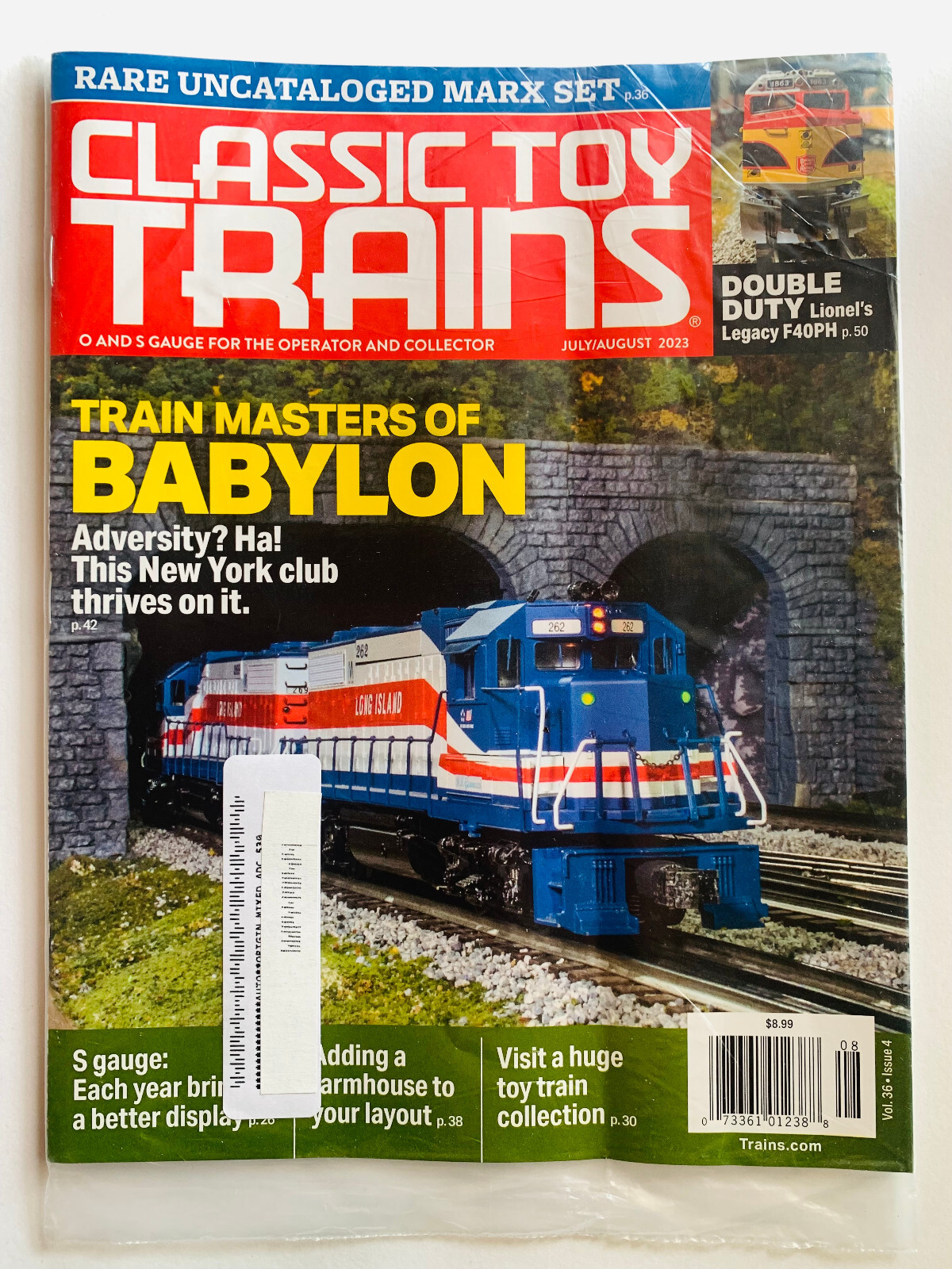NEW CLASSIC TOY TRAINS MAGAZINE JULY AUGUST 2023 TRAIN MODELING RARE MARX SET
