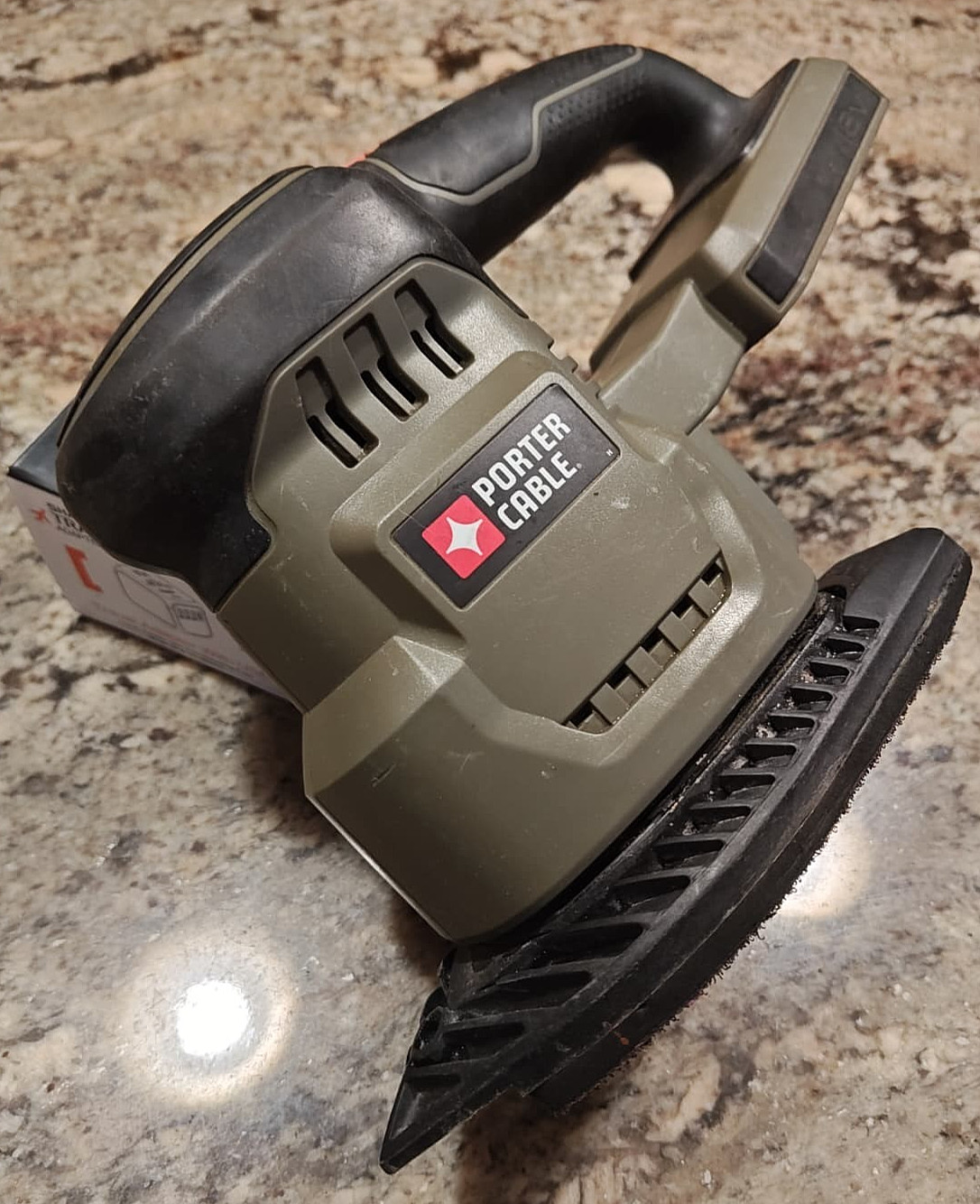 Porter Cable 18V Volt Corner, Palm, Detailer Sander PC1800DS, Tool Only, Tested