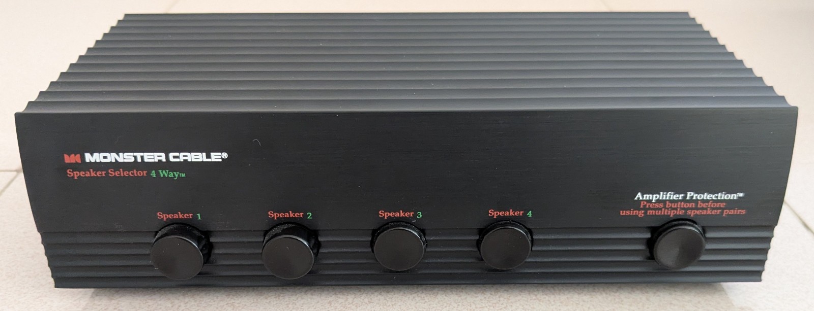 Monster Cable Speaker Selector 4way