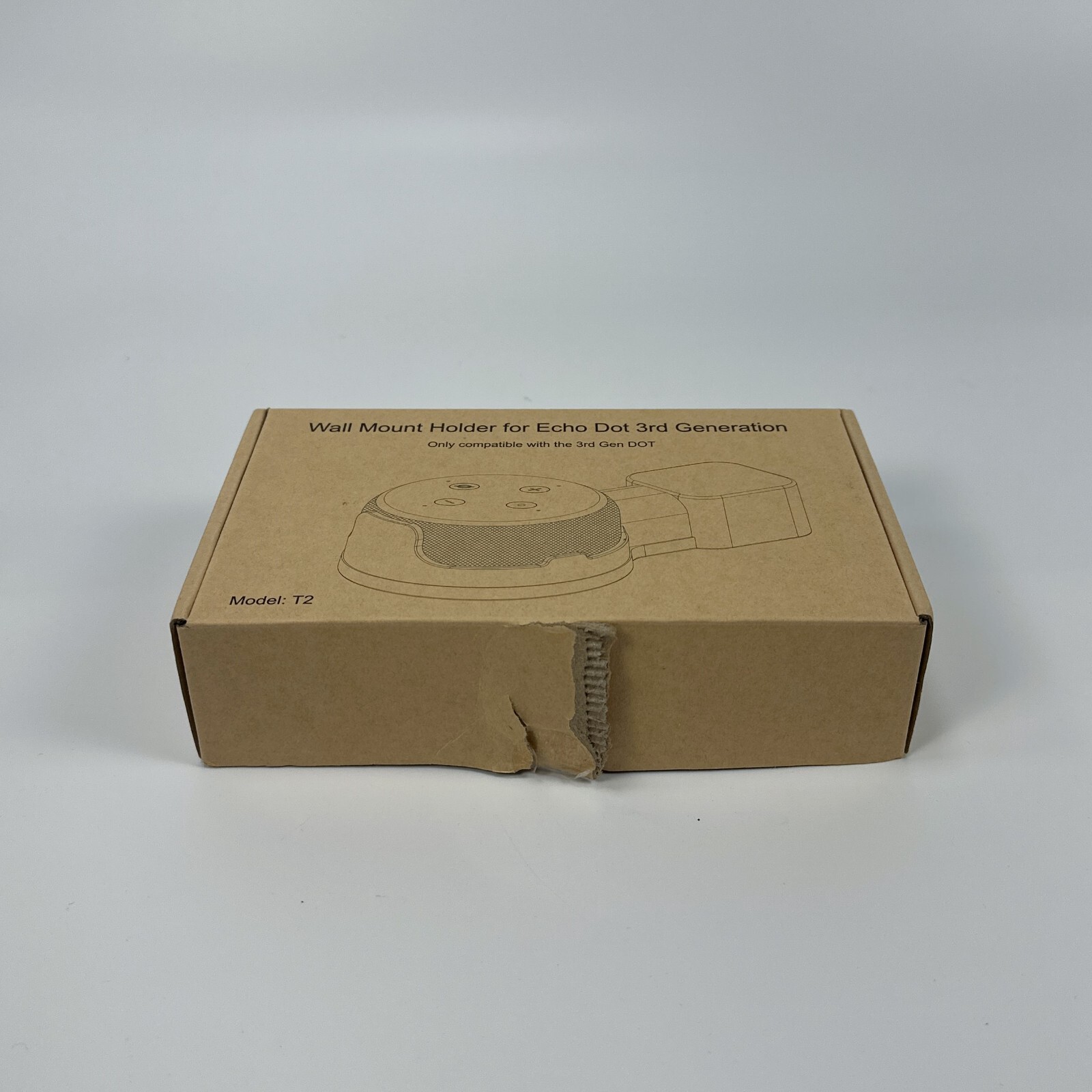 Echo Dot Genie [Square Plug ONLY 2018-2021: Dot 3rd Gen Wall Mount