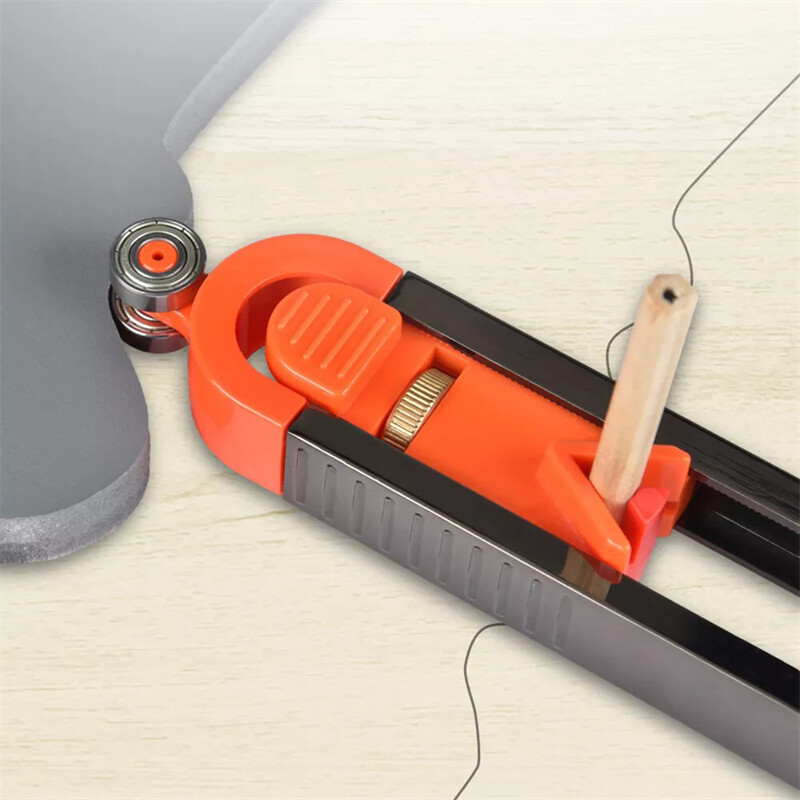 2026 NEW Profile Scribing Ruler Contour Gauge with Lock - Precise Scribe Tool