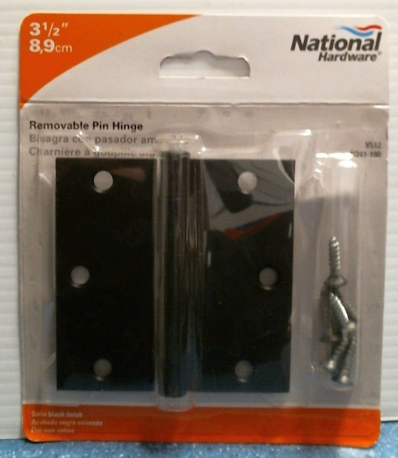 National Hardware 3-1/2" Removable Pin Hinge  (N241-190)  FS