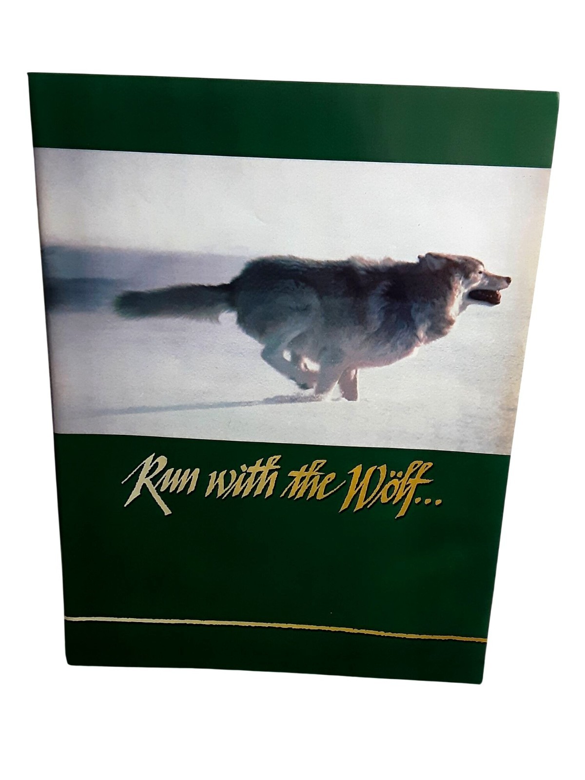1985 Nordik Wolf Light Beer 4 Page Print Ad Run With the Wolf