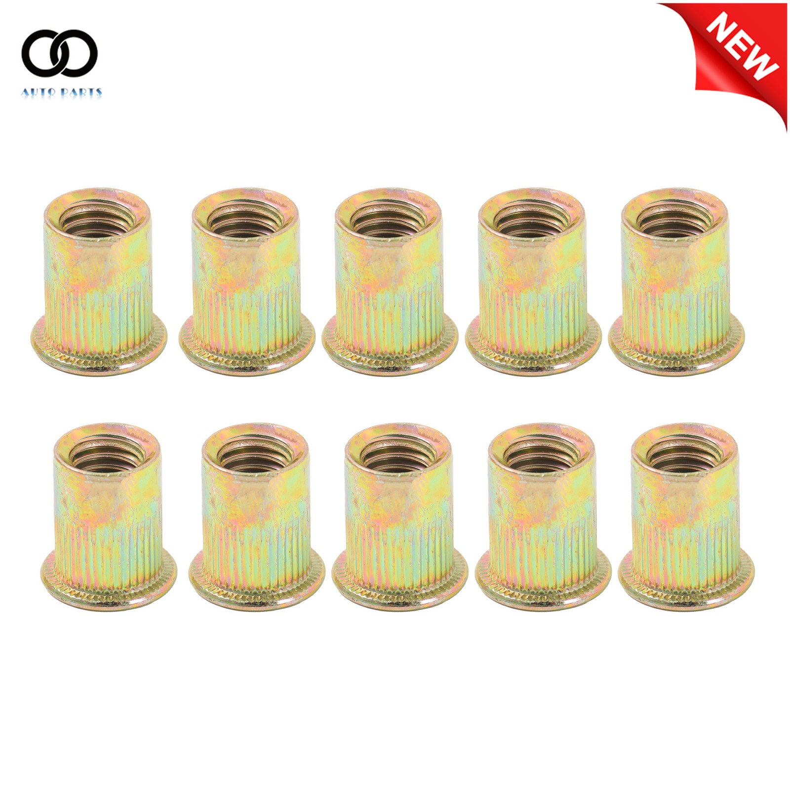 70 Pack Rivet Nuts Tool 14" Hand Riveter with 7PCS interchangeable mandrels