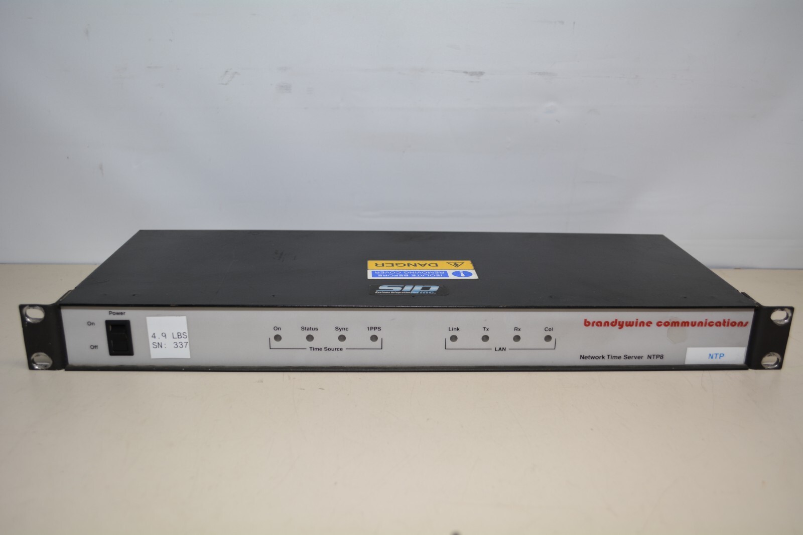 Brandywine Communications Network Time Server NTP8 #W985