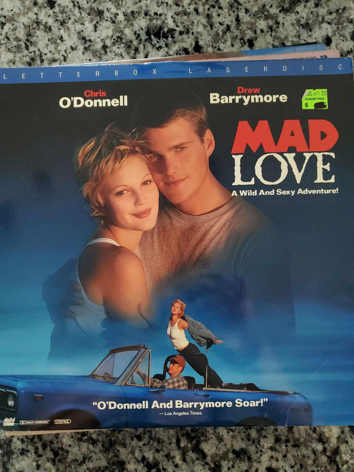LASERDISC (box3) #14 MAD LOVE Chris O'Donnell Drew Barrymore