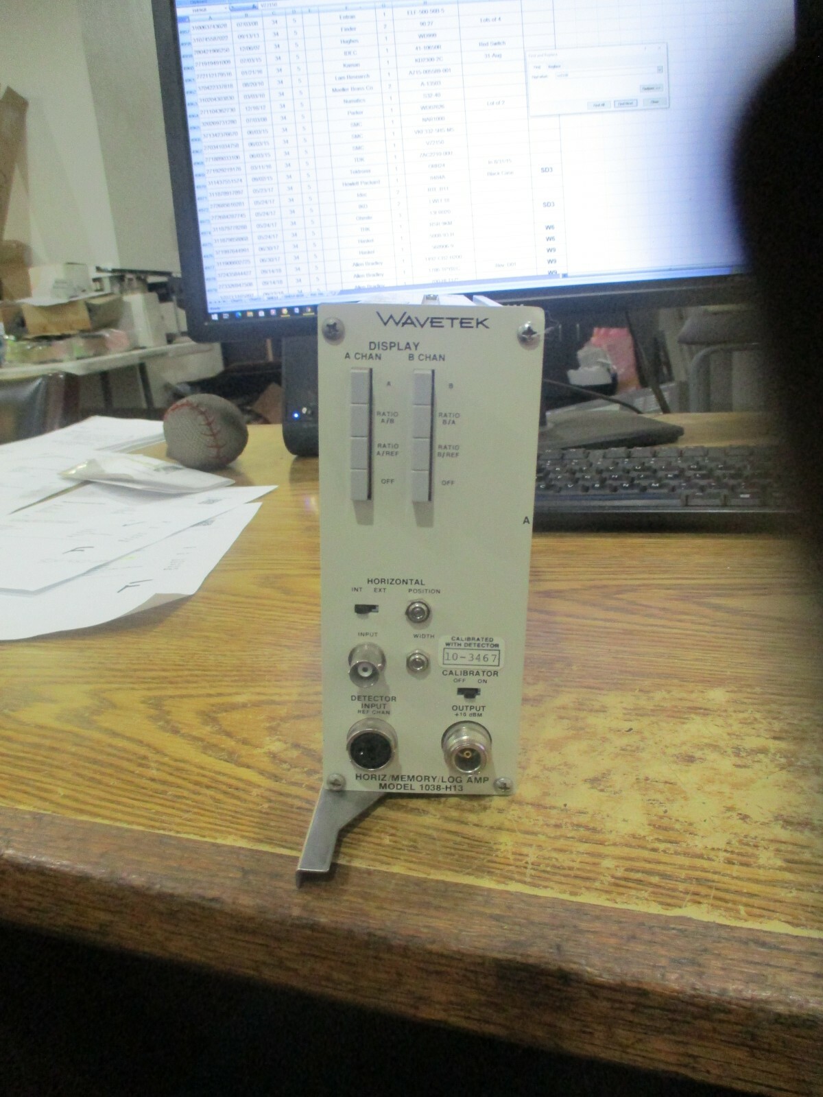 Wavetek Model: 1038-H13 Horiz / Memory/ Log AMP Module