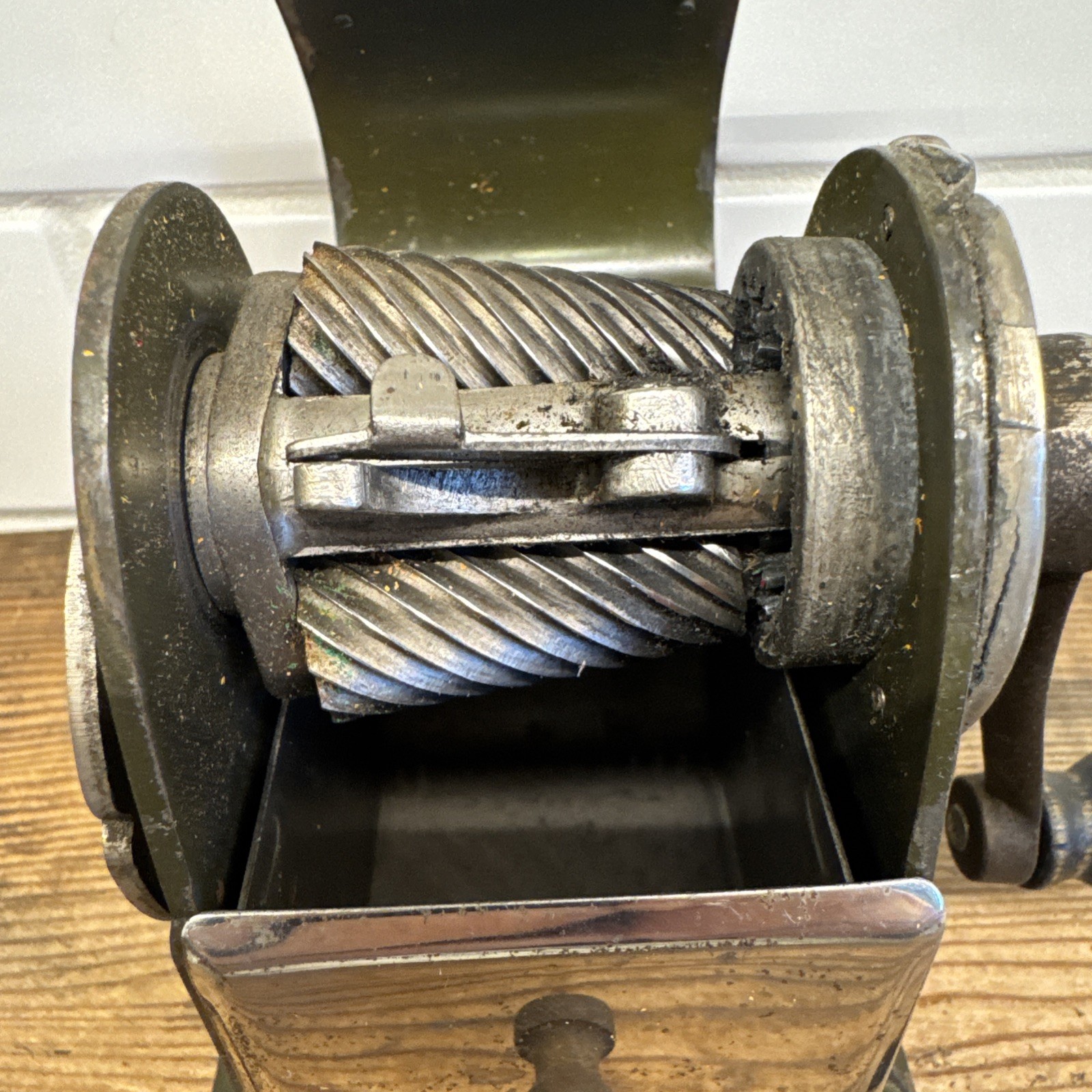 Antique 1920s "Wizard" Pencil Sharpener, Automatic Pencil Sharpening Co, Chicago