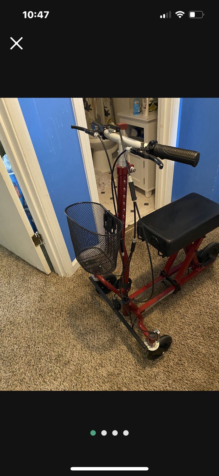 Medline Generation2 Knee Walker With Basket