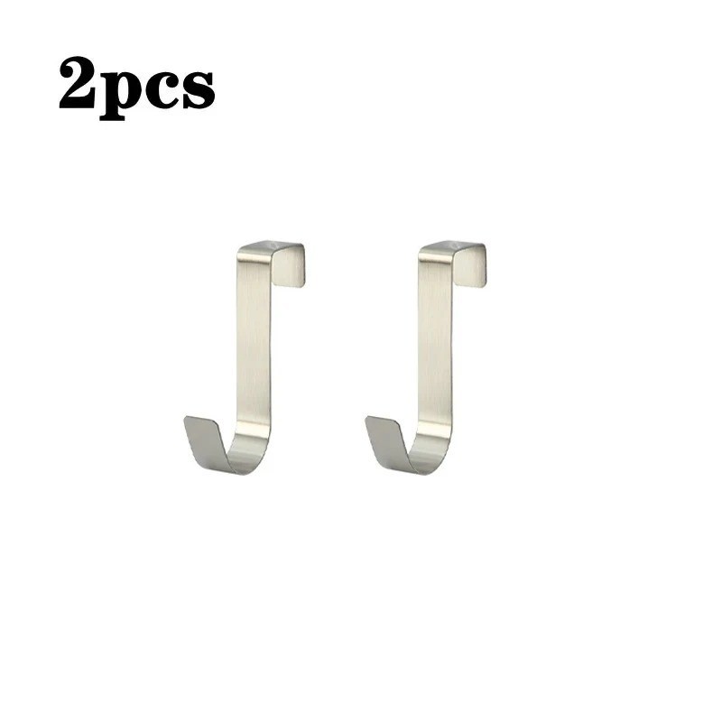 Multi-Purpose Hooks Kitchen Cabinet Door Back Hook Hanging Rack Clothes Coat Hat