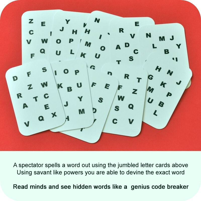 Dictosaurus Prediction Mentalism Mind Reading Magic Word Game Trick Easy