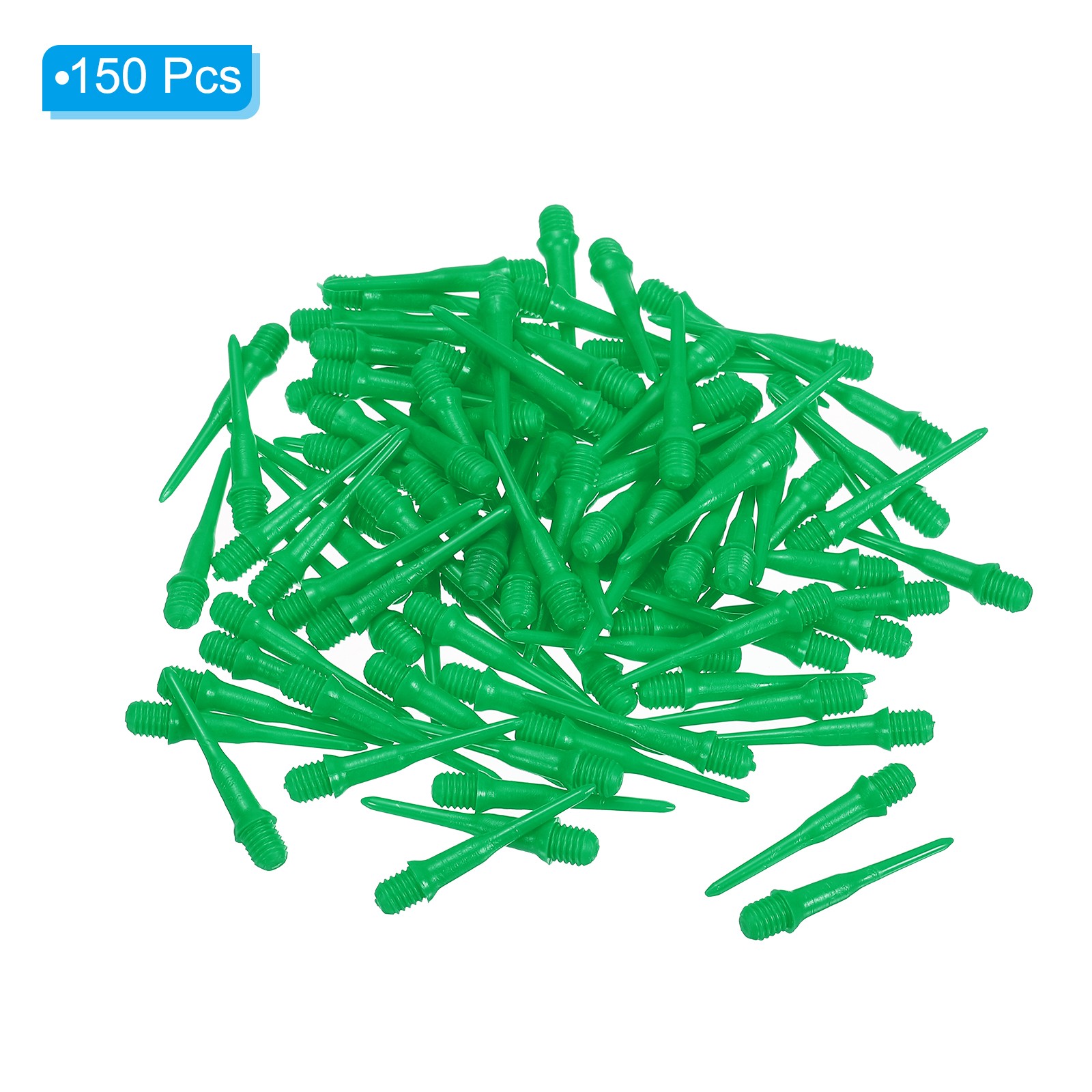 Plastic Dart Tips, 150 Pack 2BA Thread Soft Dart Tips Dart Accessories, Green