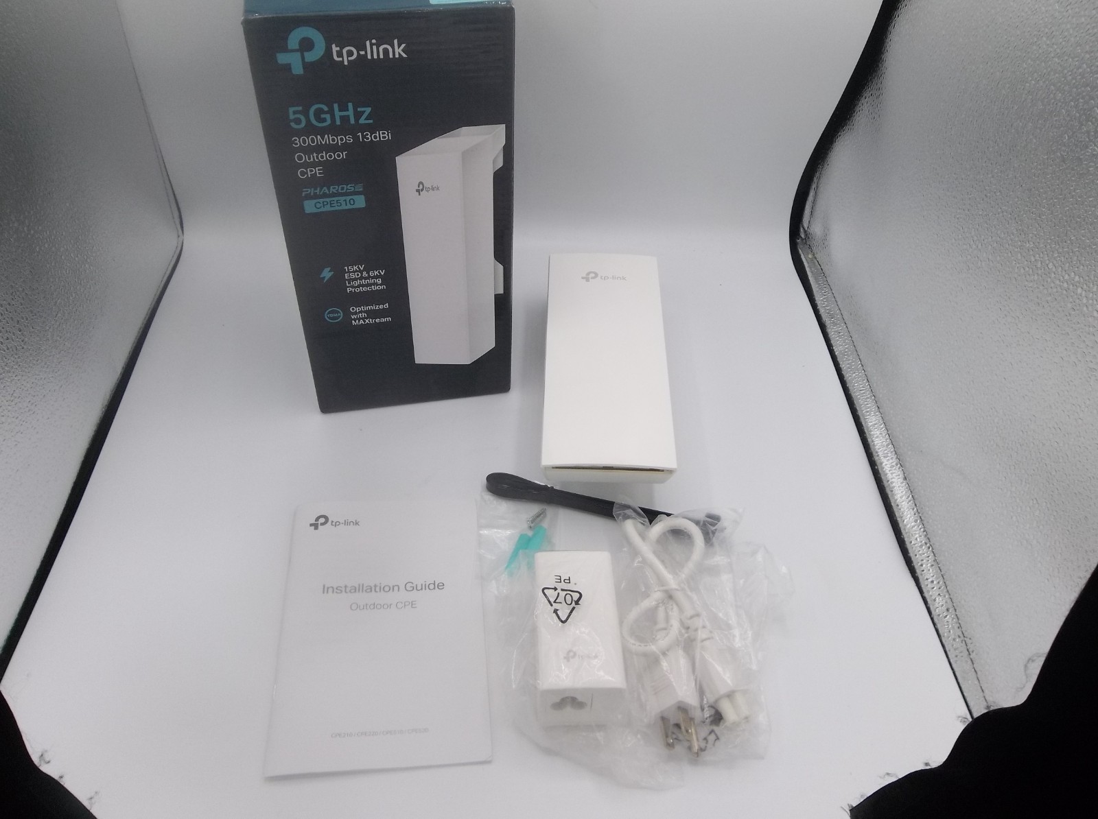 TP-Link CPE510 5GHz 300Mbps 13dBi Wireless N Access Point Outdoor New Open Box