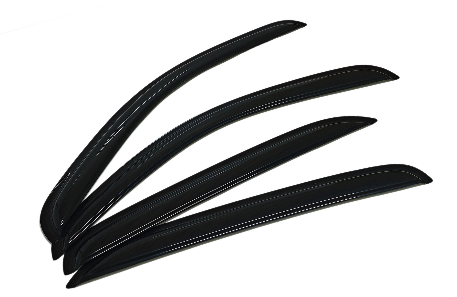 Outside Mount Window Visors Sun Shade Rain Guards for Silverado Crew Cab 2007-13