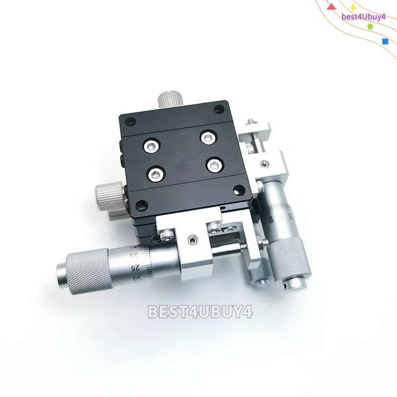 XYR 3-Axis Manual Linear Stage Trimming Platform Tuning Sliding Table 40mm