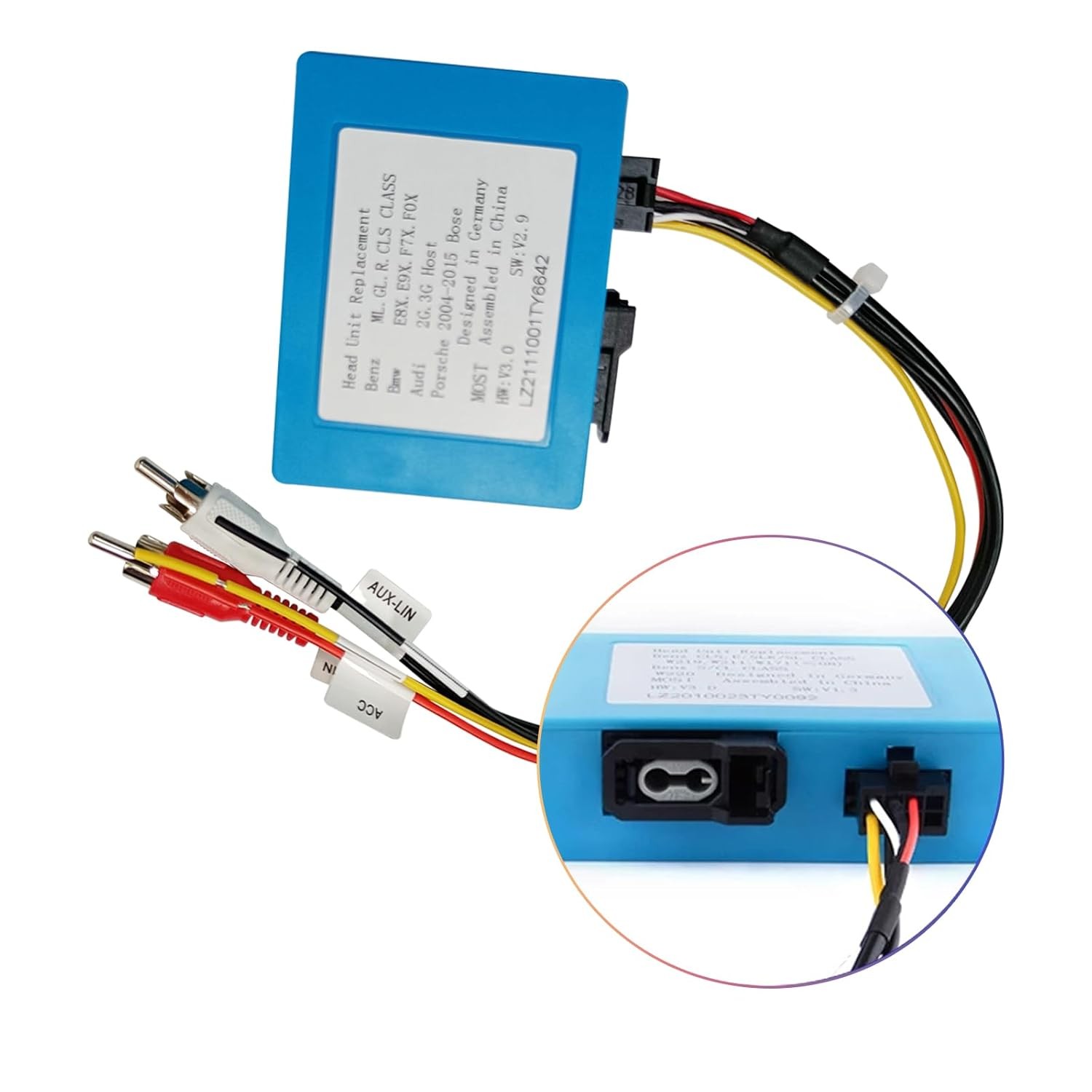 MOST Optical Decoder for Porsche Benz
