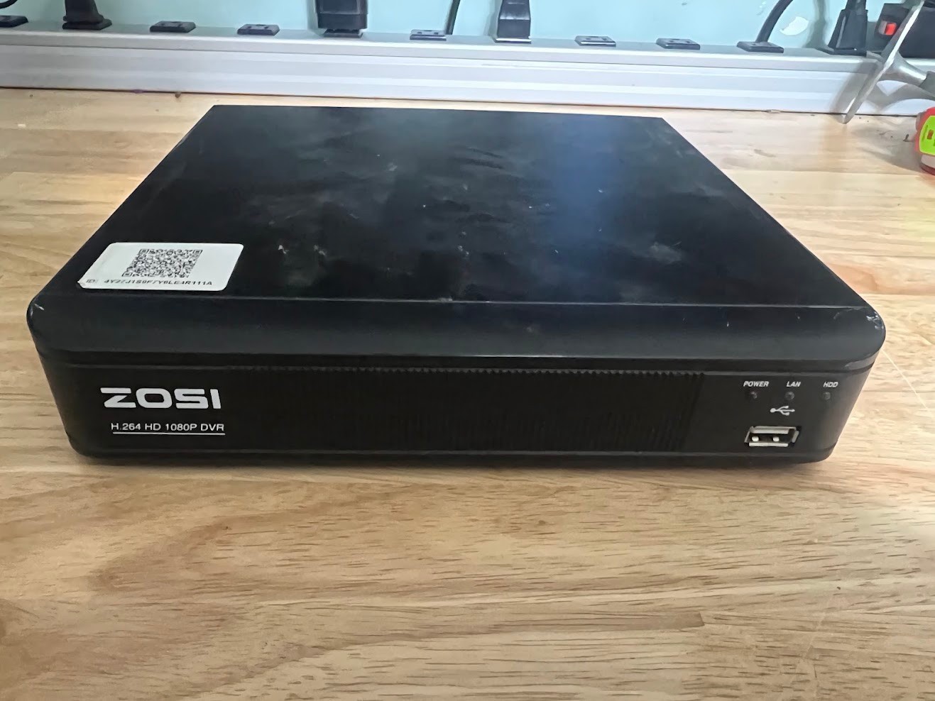 ZOSI ZR04FM 4CH H.264 1080p CCTV Security DVR Tested Working No HDD/Cables