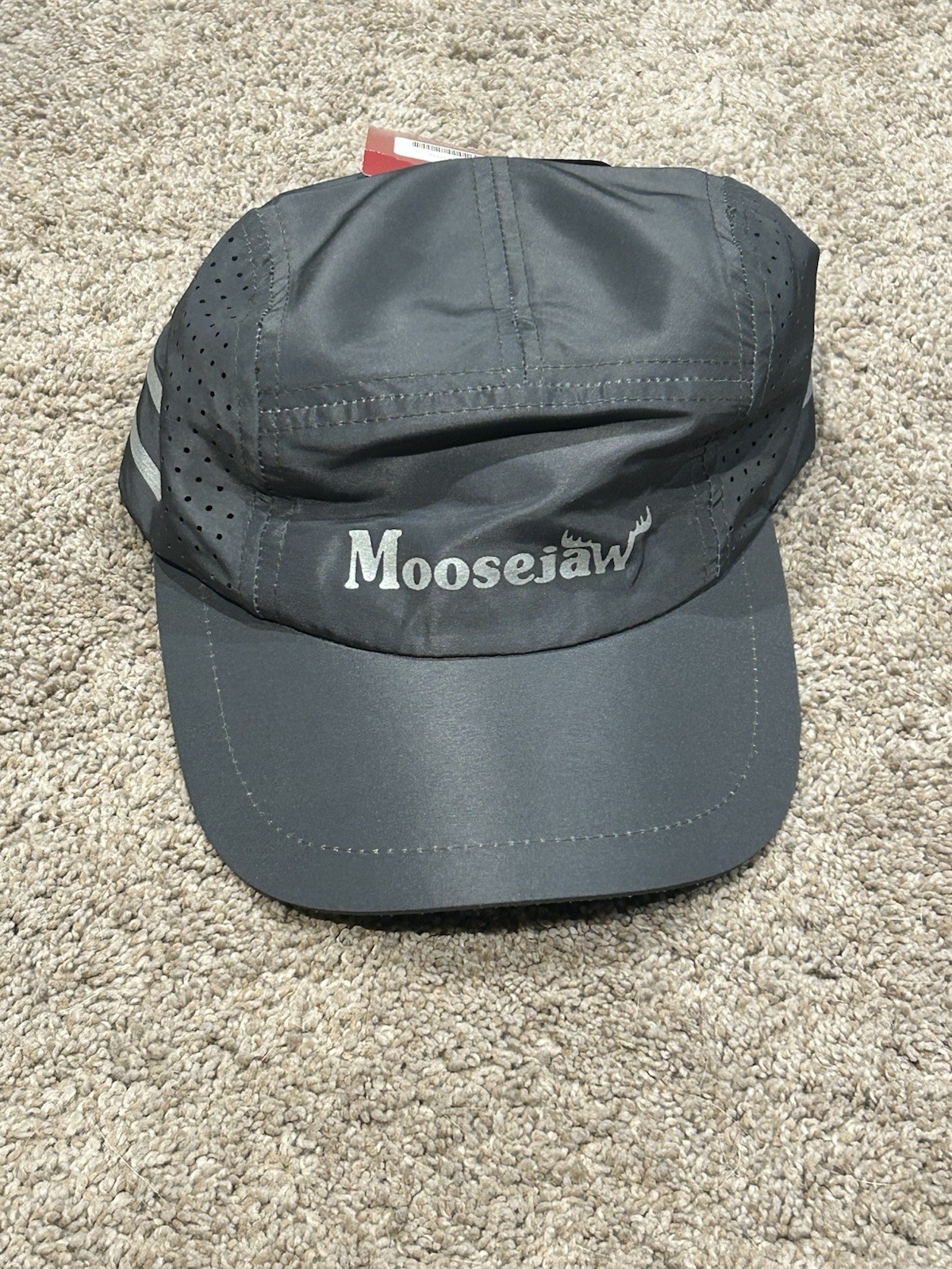 Moosejaw Vented Baseball Cap Grey UPF UV Protection Lightweight Hiking NWT