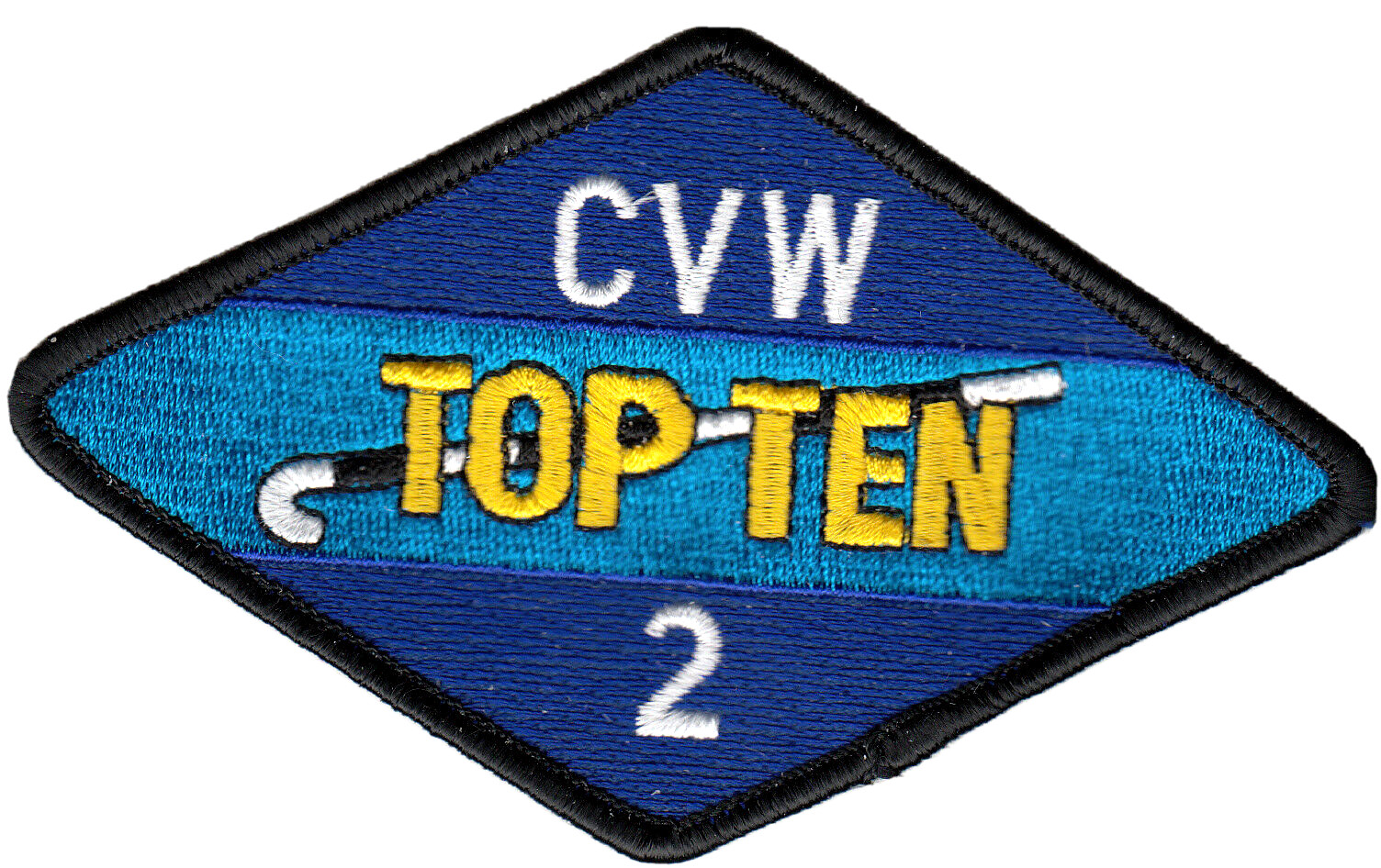 CARRIER AIR WING 2 TOP TEN PATCH