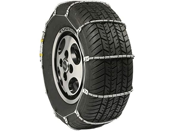SCC SC1032 Radial Chain Cable Traction Tire Chain, Silver, Set of 2