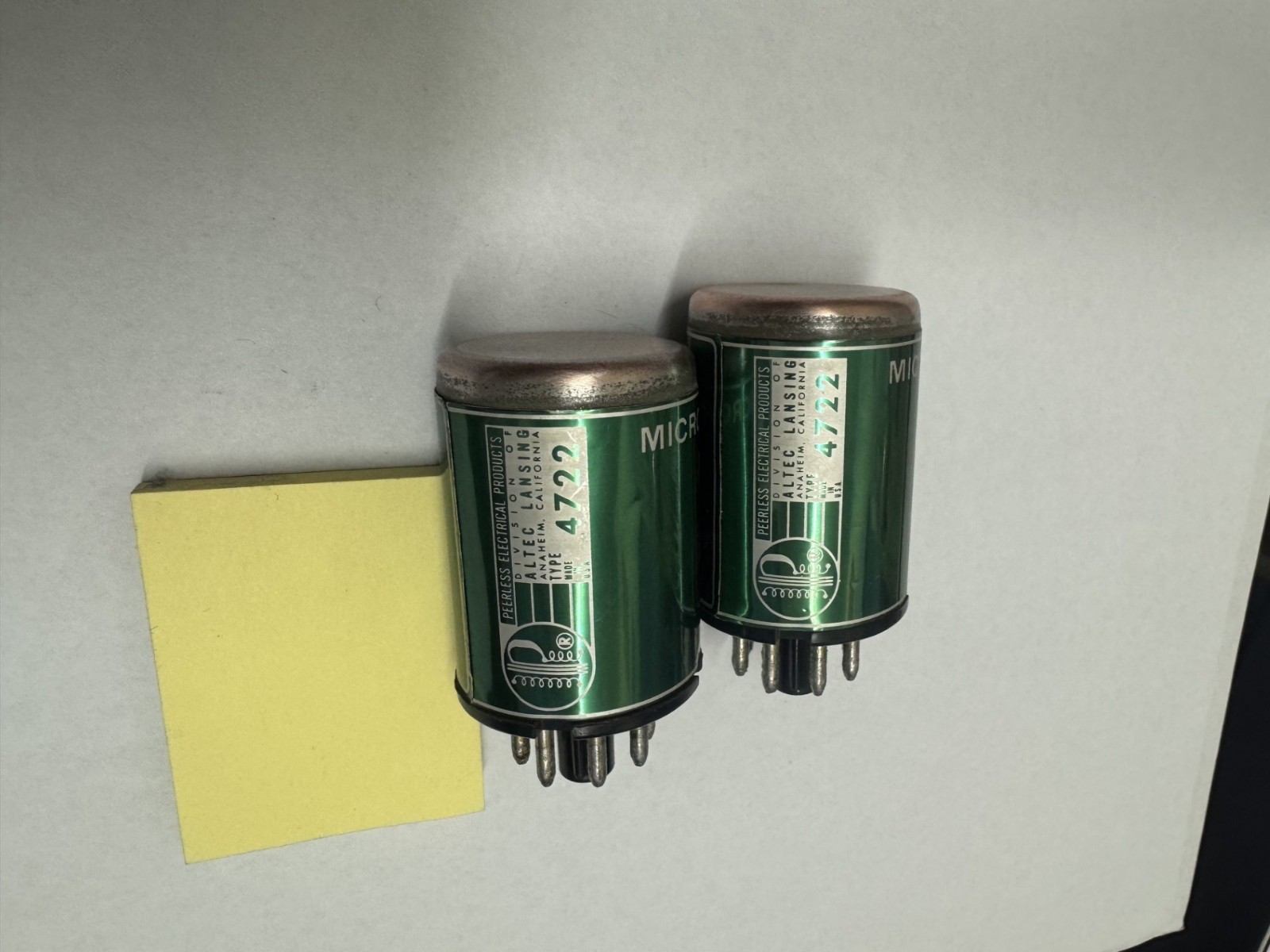 MINT !! altec 4722 matched pair step up transformer