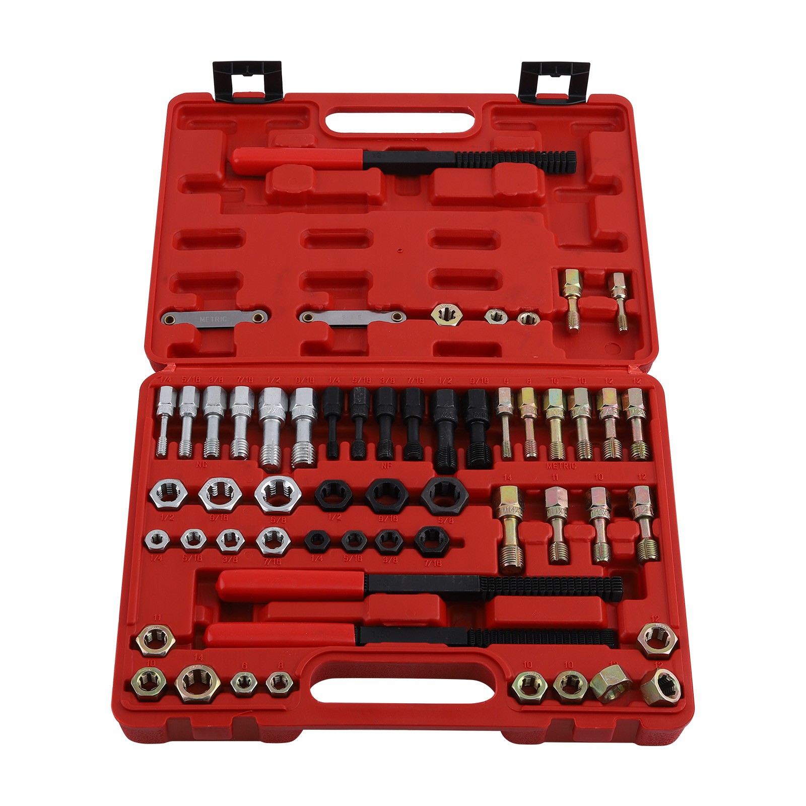 Thread Restorer Kits Rethread Repair Tool UNC/UNF & MetricThread Chaser 56pc