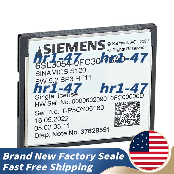 Siemens 6SL3054-0FC30-1BA0 / 6SL3 054-0FC30-1BA0 Card