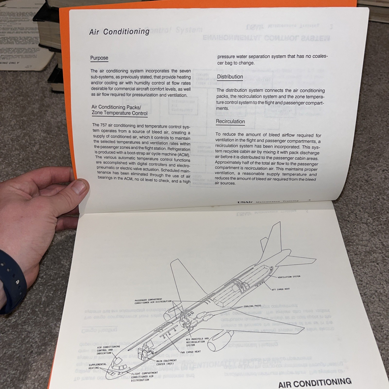 1991 US AIR 757-200 Maintenance Training Manuals