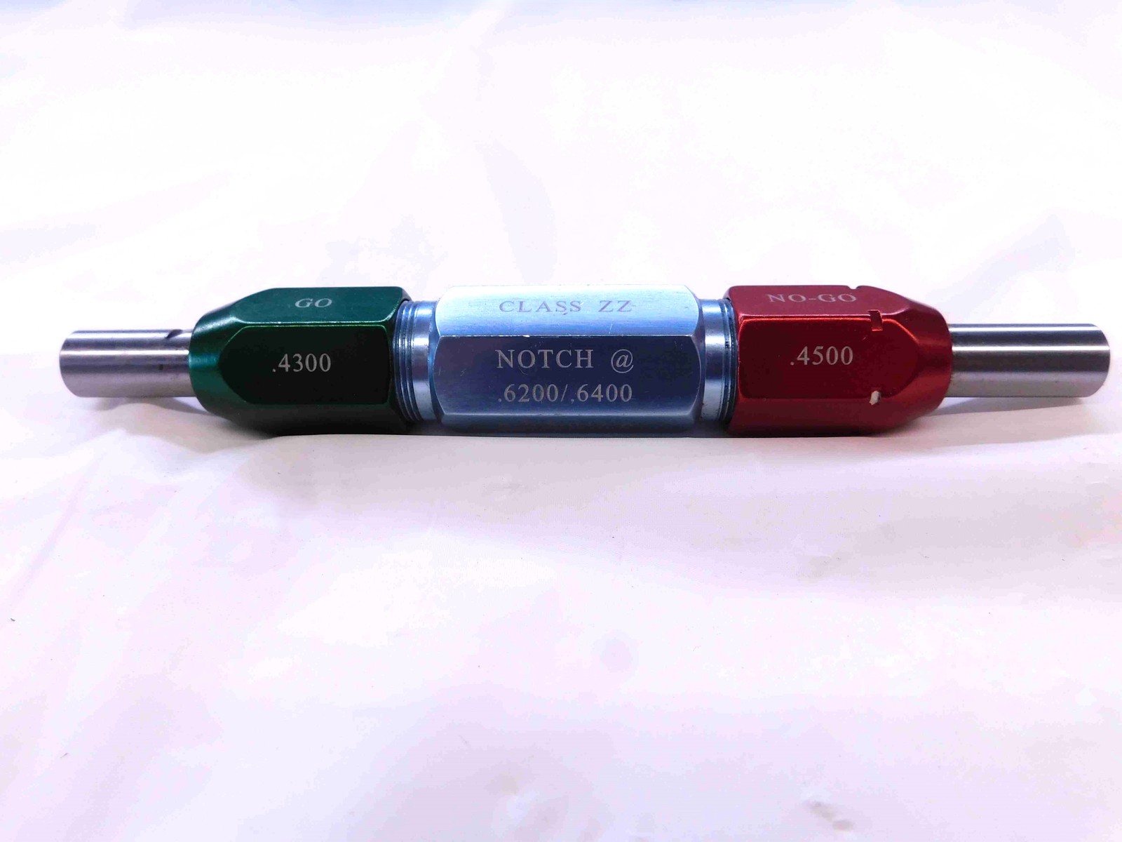 .4300 & .4500 CL ZZ PIN PLUG GAGE GO NO GO .4531 -.0031 29/64 11 mm .430 .450