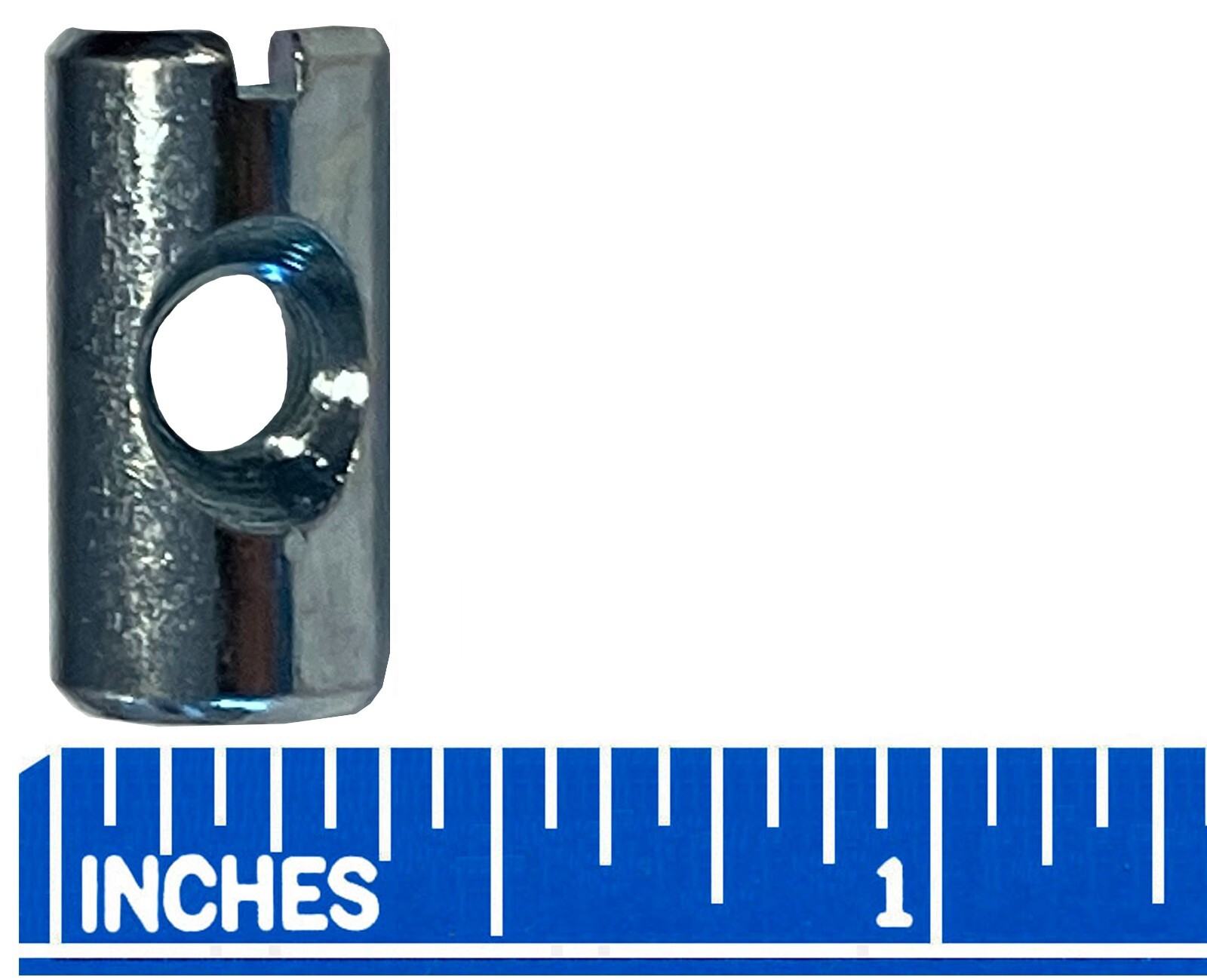 1/4"-20 Thread Cross Dowel Barrel Nut 3/4" x 3/8" Diameter (nominal) Center Hole