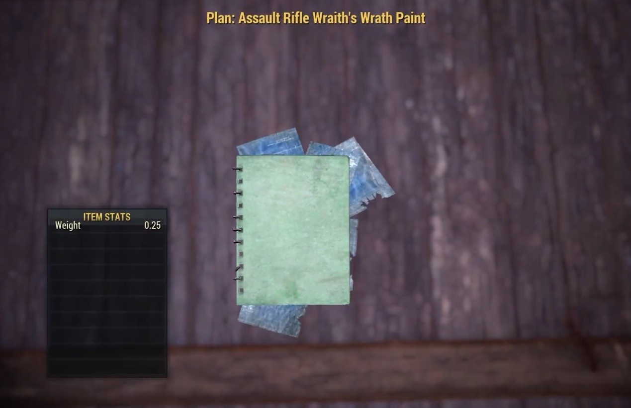 (Xbox) Assault Rifle Wraith’s Wrath Paint Plan