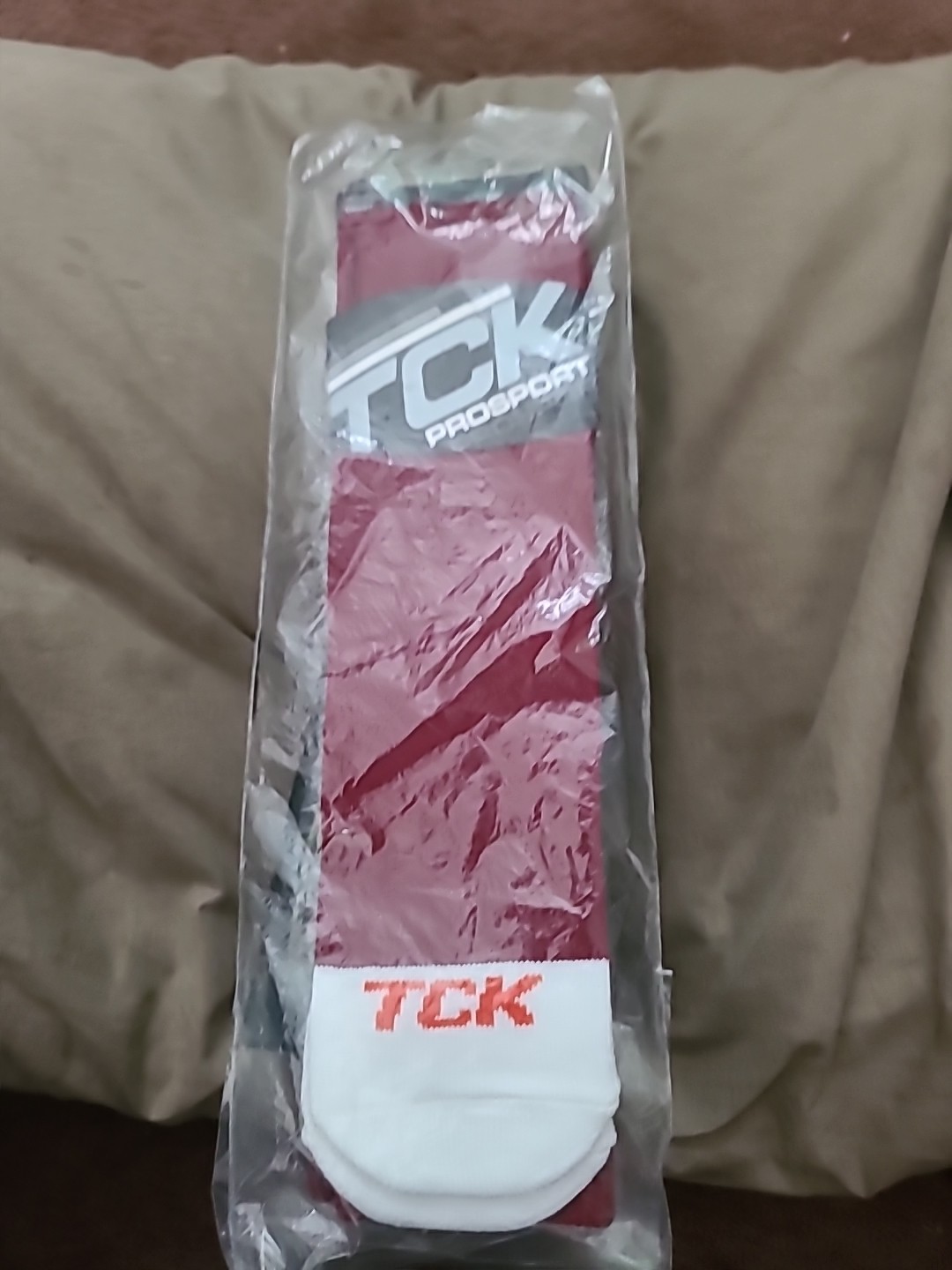 Twin City Knitting PTWT1 Baseball Sock Pair Large Cardinal