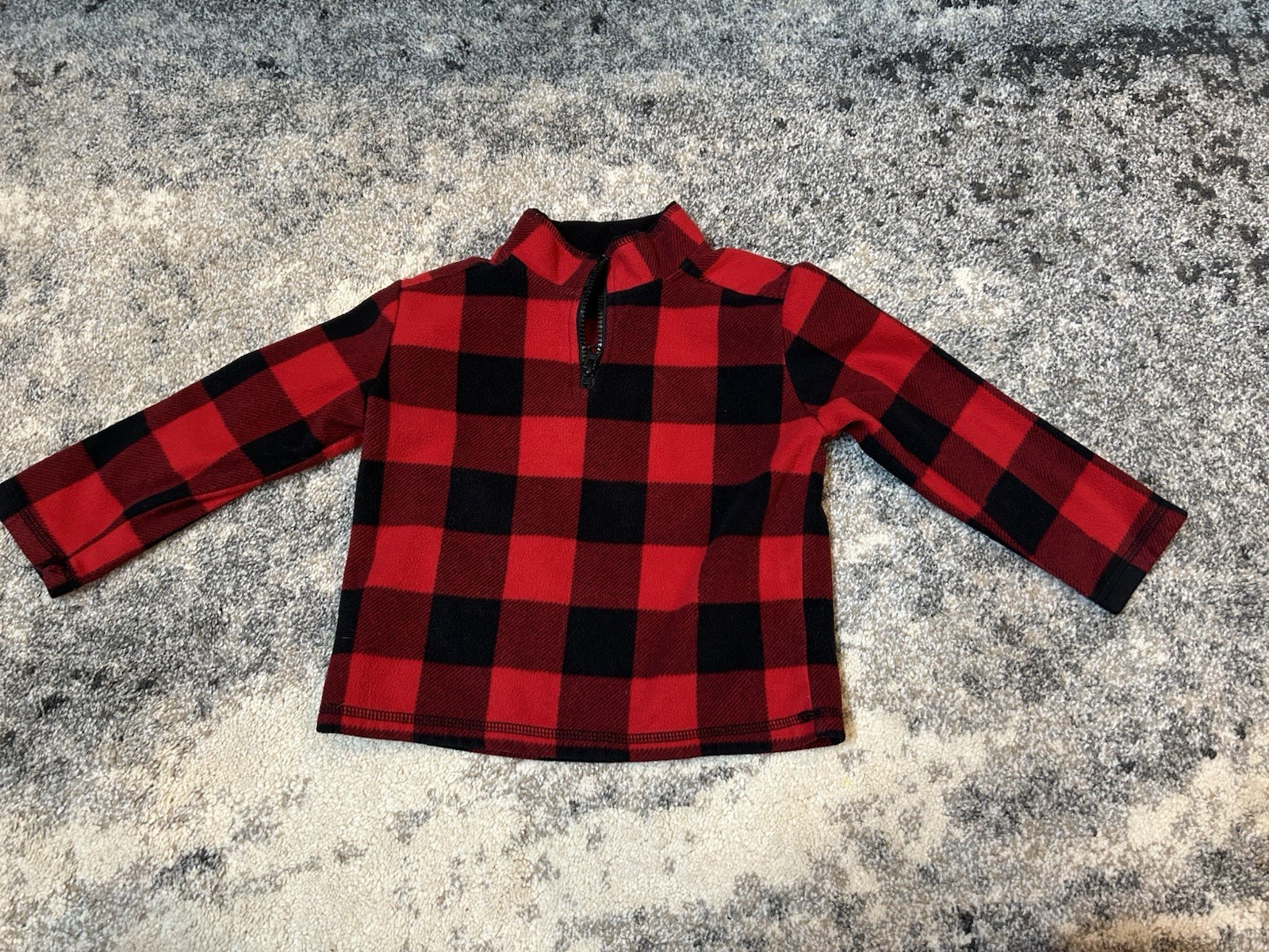 3t Buffalo Plaid Fleece Top