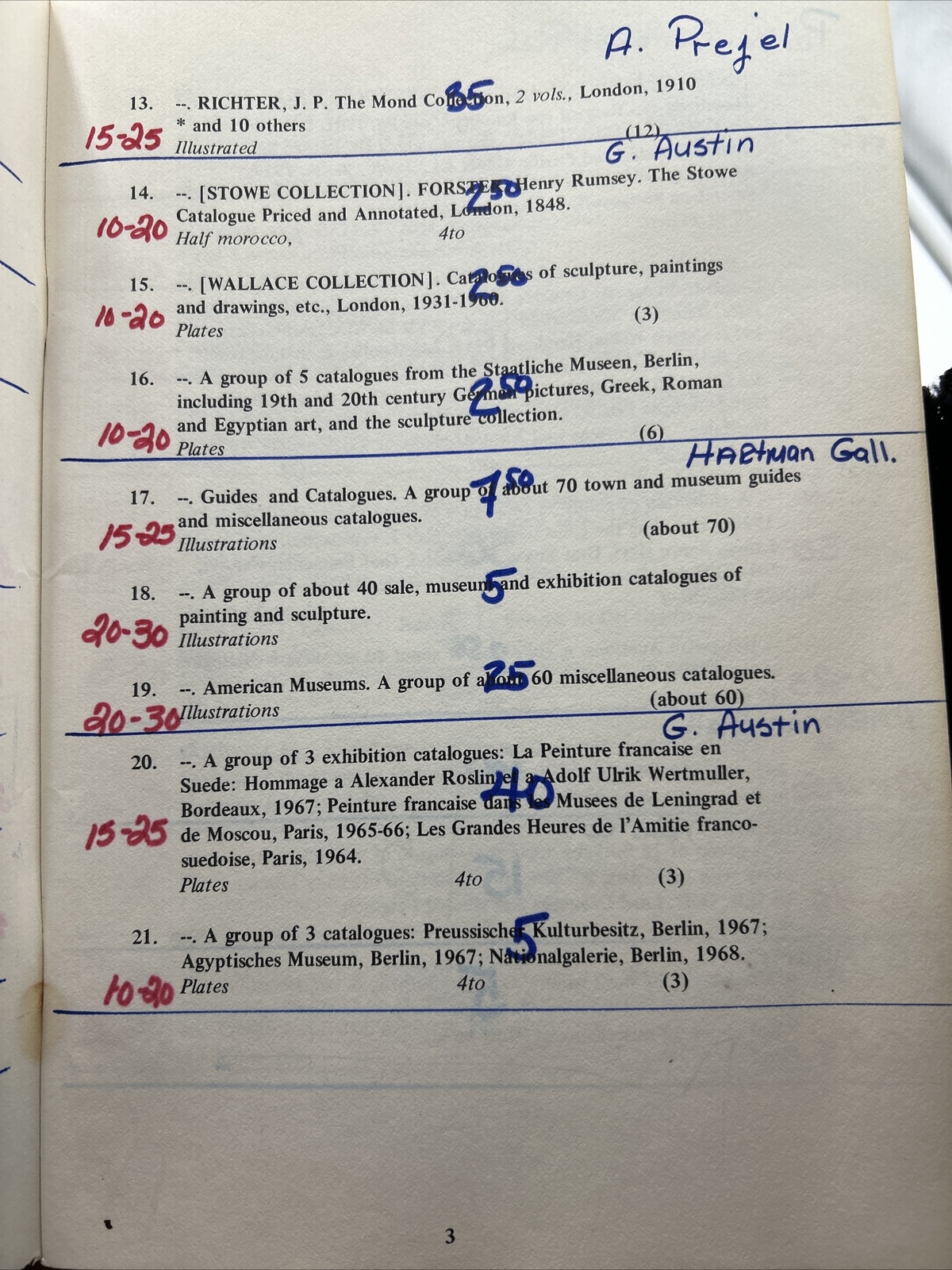 Parke-Bernet Catalog: Stephan Ensko Collection- Priced -June 26, 1970