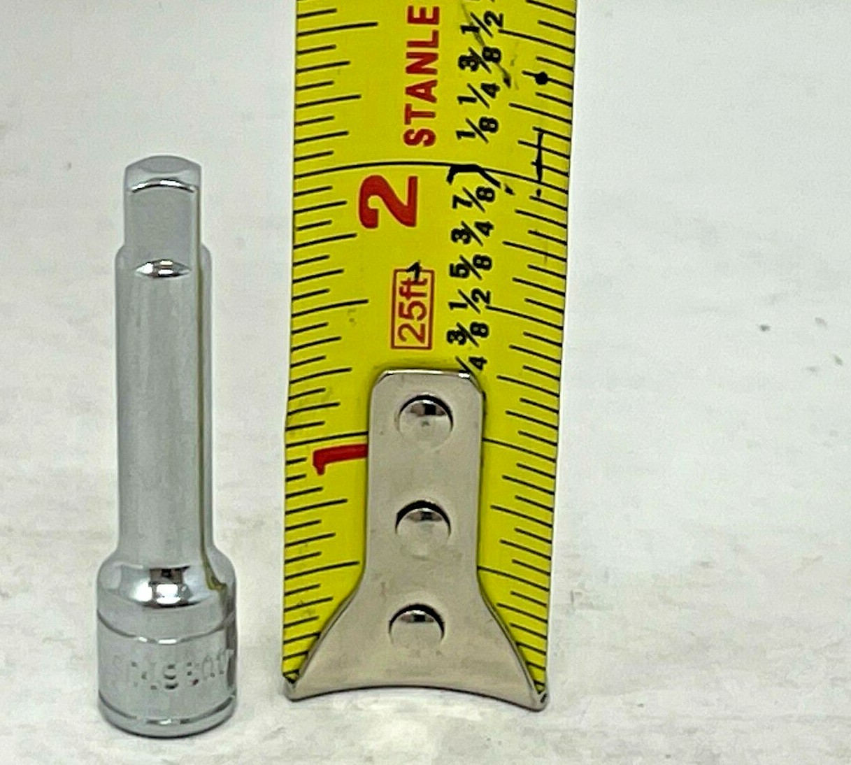 VINTAGE S-K TOOLS 1/4" DRIVE 2" LONG EXTENSION, No. 40961 MADE IN USA
