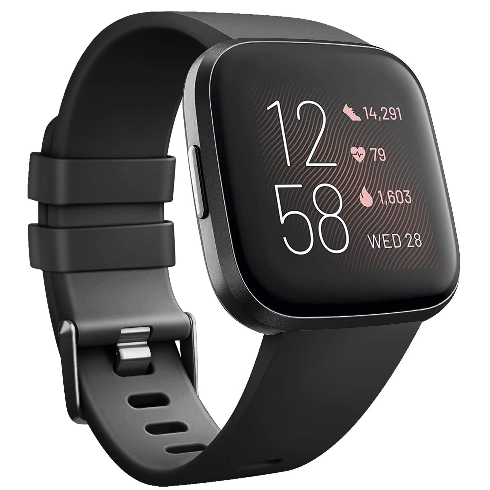 Sport Bands Compatible with Fitbit Versa 2/Versa/Versa Lite/Versa SE, Soft TP...