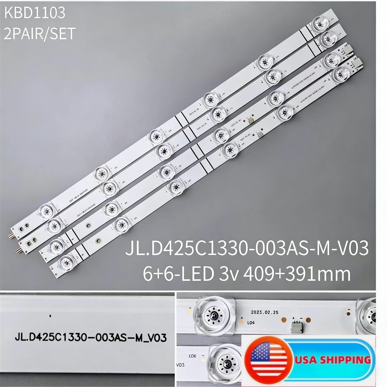 Backlight For HISENSE 43H4030F3 43H5500G 43H5510G 43H5580G 43H4G 43H4D SVH425A13