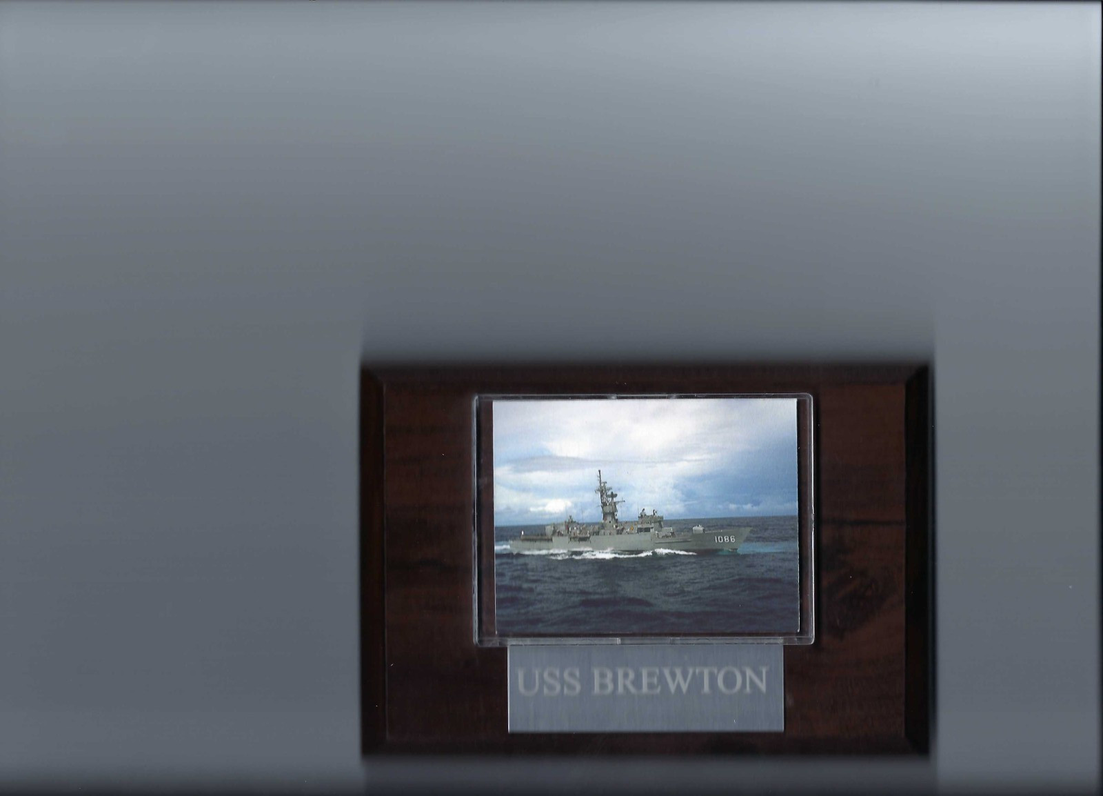 USS BREWTON PLAQUE FF-1086 NAVY US USA MILITARY KNOX CLASS FRIGATE SHIP