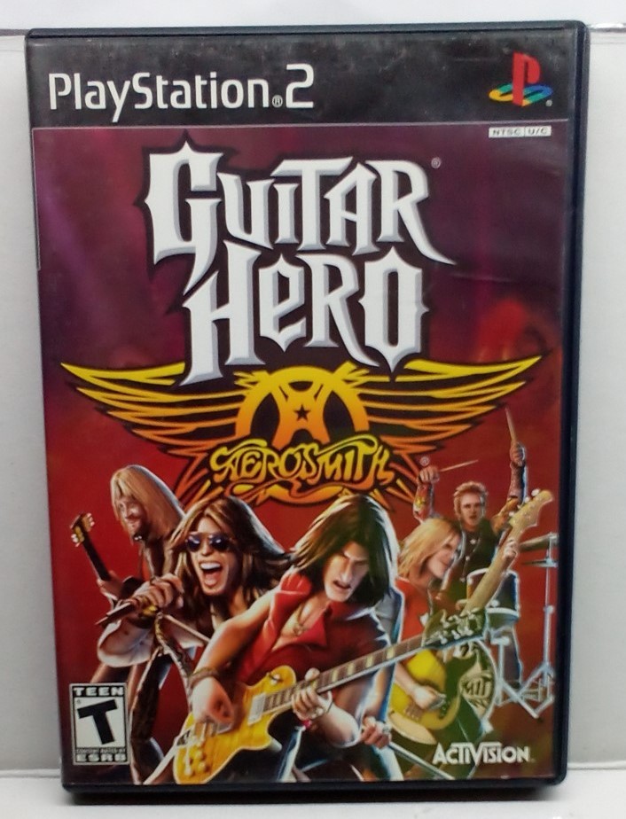 Guitar Hero: Aerosmith (PlayStation 2, 2008) Complete Tested Working - Free Ship