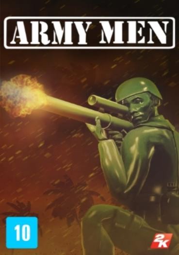 Army Men 1 PC CD miniature plastic green military toy soldiers war strategy game