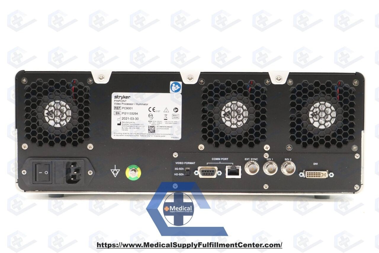 STRYKER PC9001 Video Processor PINPOINT Imaging System