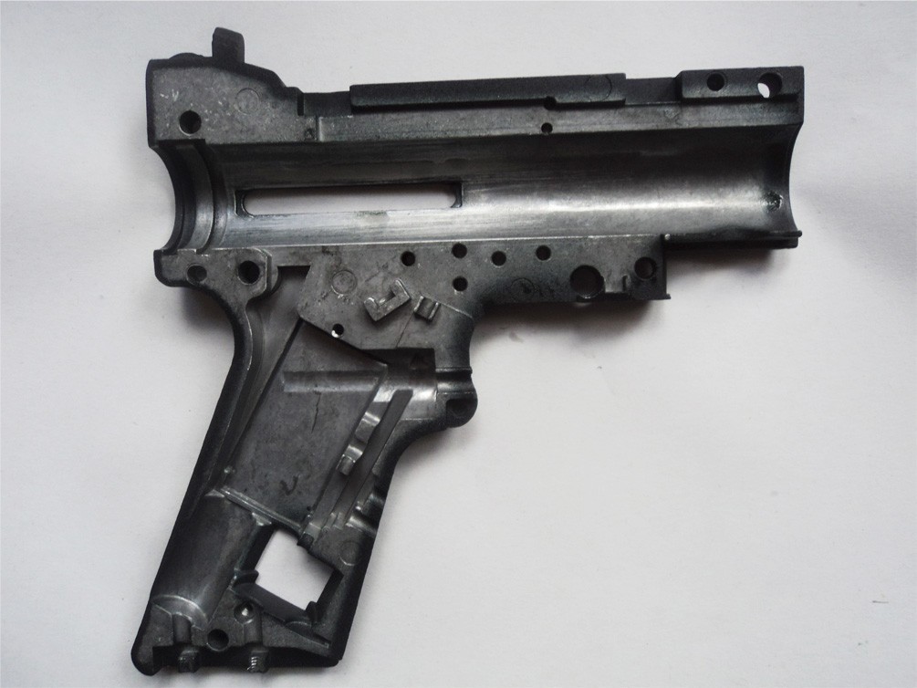 Tippmann 98 Platinum Series Black Nickle Body - Left Rear