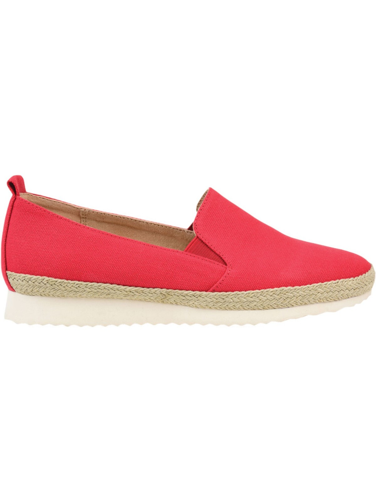 JOURNEE COLLECTION Womens Red Twin Back Leela Wedge Slip On Espadrille Shoes 6 M