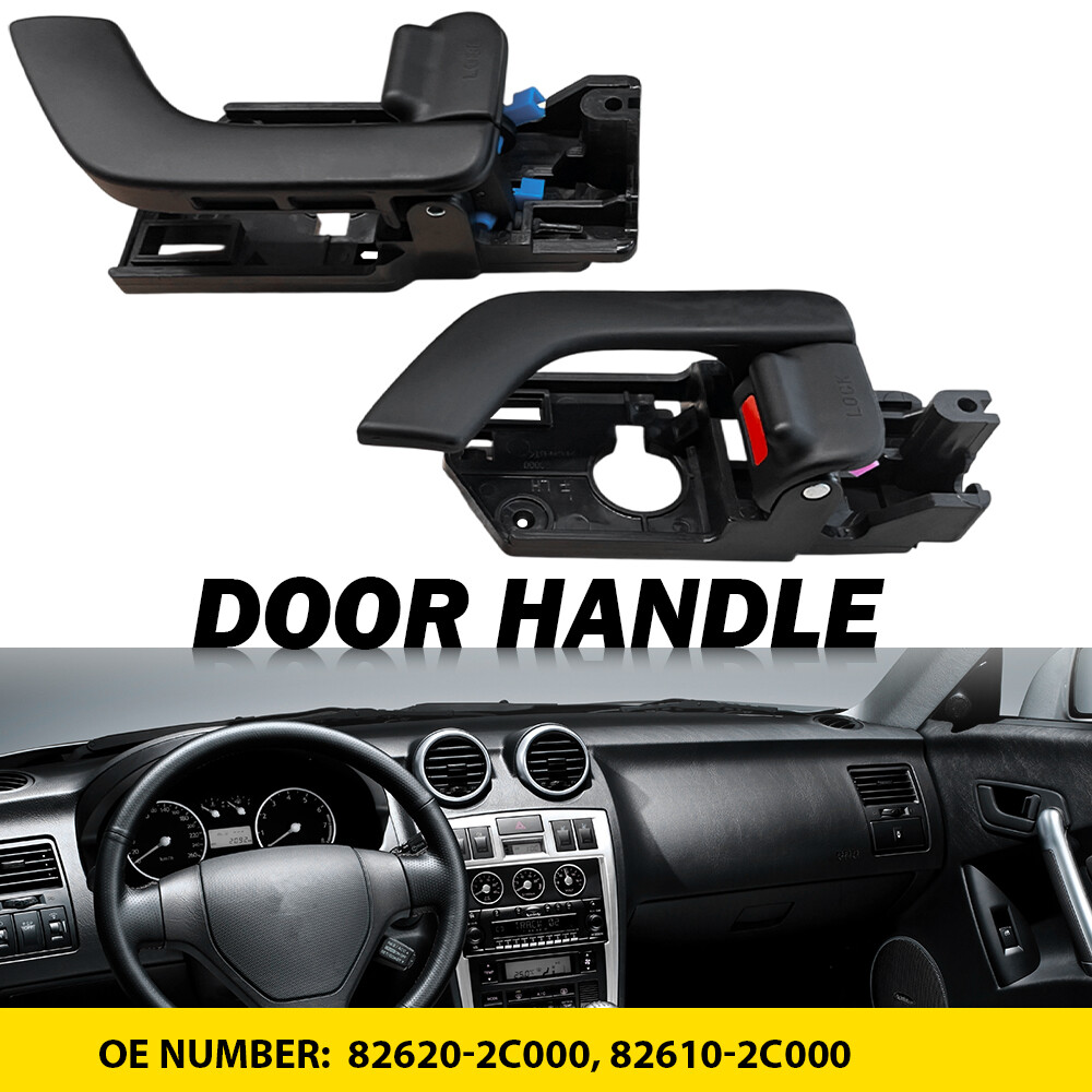 Pair For Hyundai Tiburon 03-08 Side Inside Interior Door Handle Front Right Left