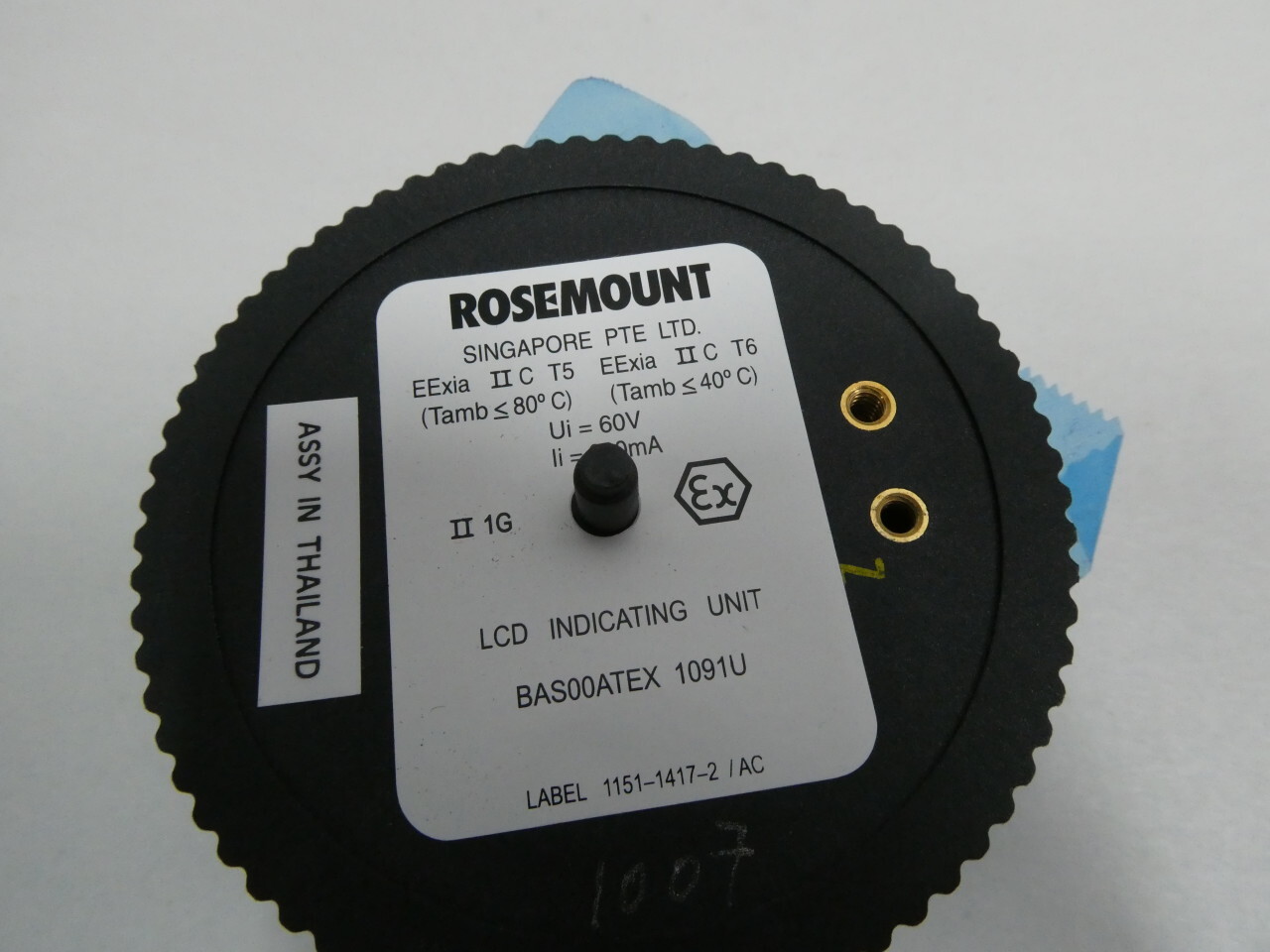 Rosemount BAS00ATEX 1091U Lcd Indicating Unit