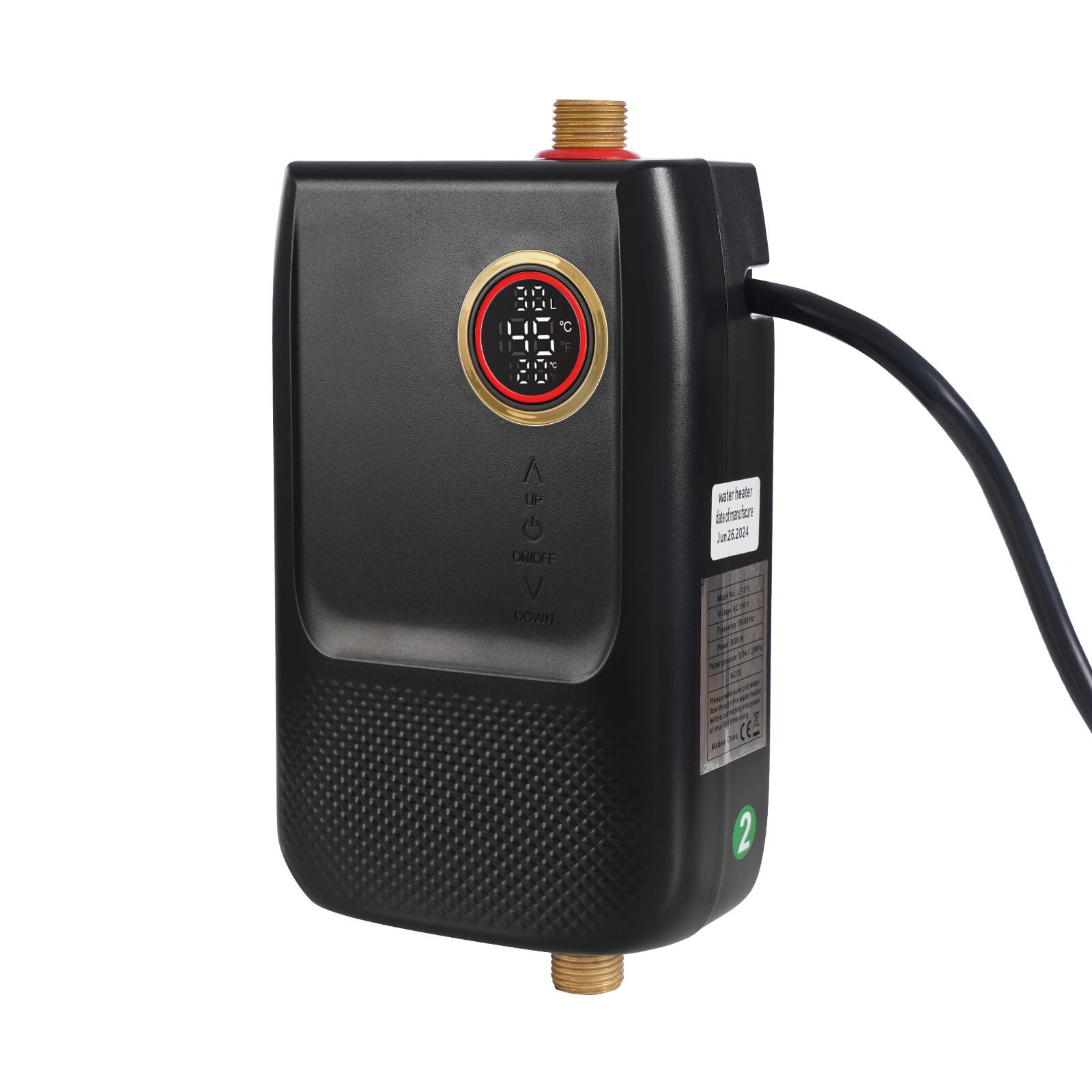 Electric Water Heater Hot Water Heater Instant Hot Water Heater 3000W AC110V US