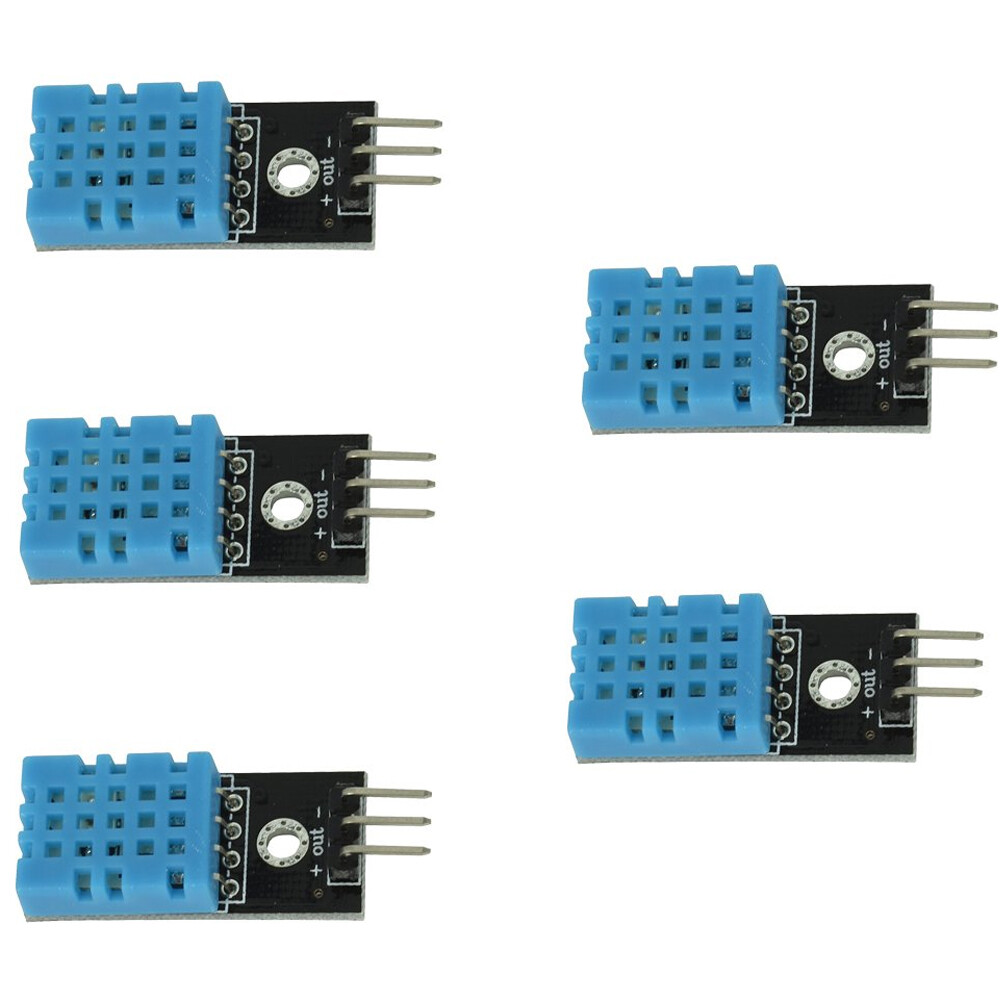 5PC DHT11 Temperature and Relative Humidity Sensor Module for arduino