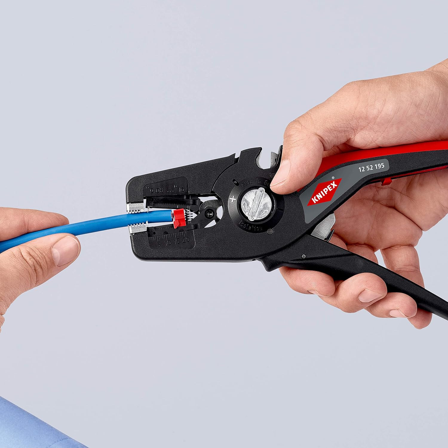 Knipex PreciStrip16 Wire Cable Stripper & Cutter 12 52 195
